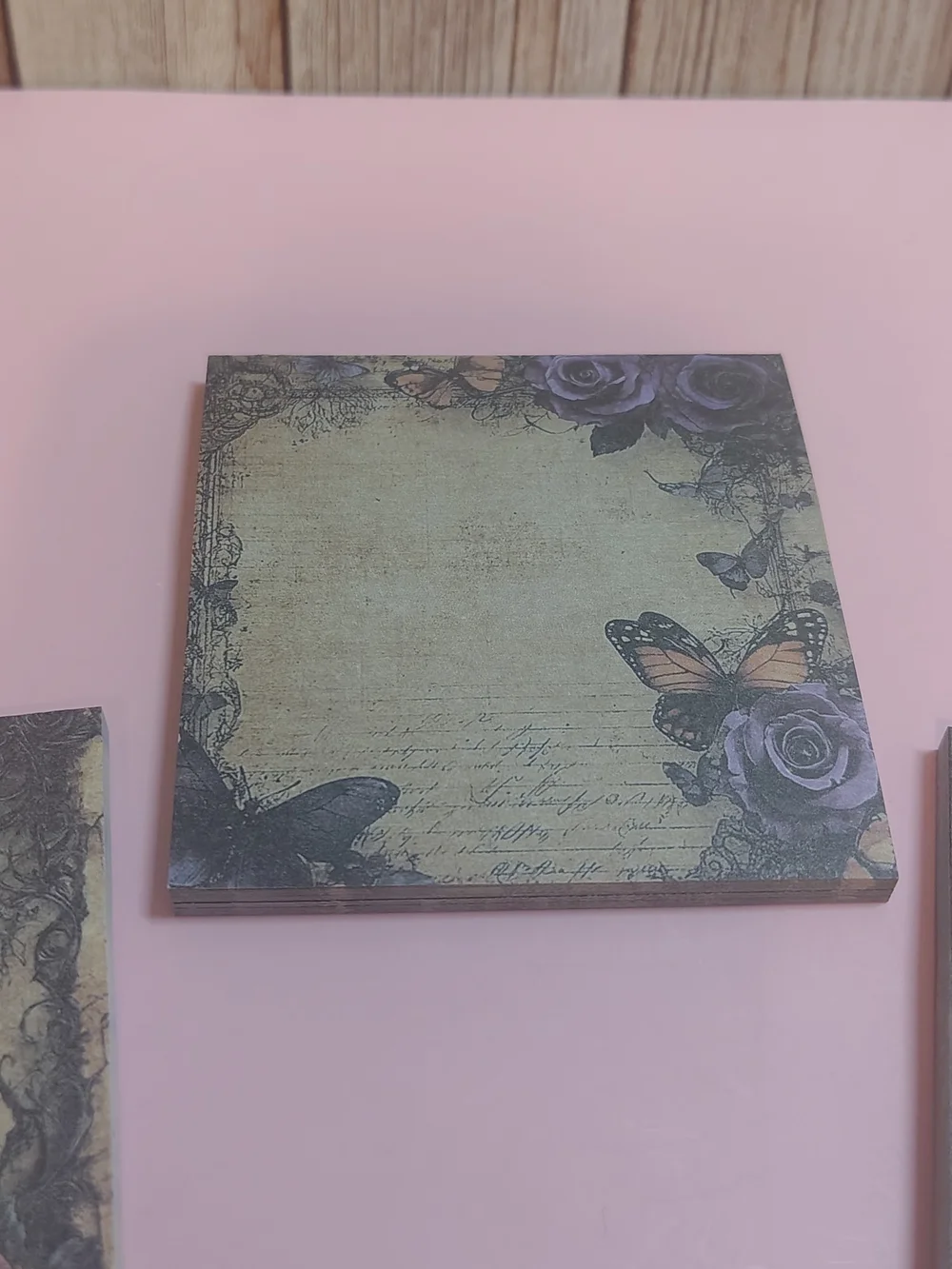 3 Gothic Floral Note Pad Set - Candle & Castle Designs